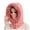 Hot Pink, variant on SBYOJLPB Hats for Women Fashion Women Casual Scarf Plush Pullover Cap Windproof Warm Face Mask Weave Hat