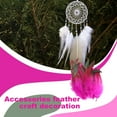 thumbnail image 3 of Goriertaly 50x DIY Feather Crafts Fashionable Rooster Feather Decorations Red Wide 1Set, 3 of 5