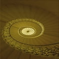 thumbnail image 1 of Ahgly Company Machine Washable Indoor Square Transitional Night Red Area Rugs, 7' Square, 1 of 7