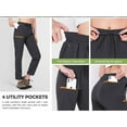 thumbnail image 2 of Hiauspor Hiking Cargo Pants Women with 4 Pockets Quick Dry Breathable Workout Jogging Outdoor Grey M, 2 of 6