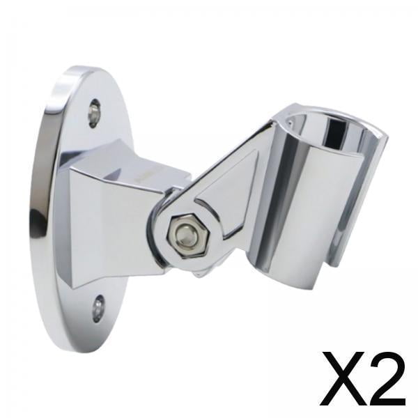 2x Soporte de Ducha Resistente para Baño Moderno - Sujeción de Pared Duradera para Hogar Actualizado 2 piezas