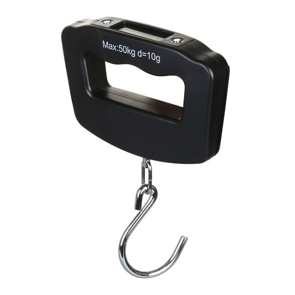Sino LCD Digital Hanging Luggage Scale, 50Kg Capacity, Black, 1 Count
