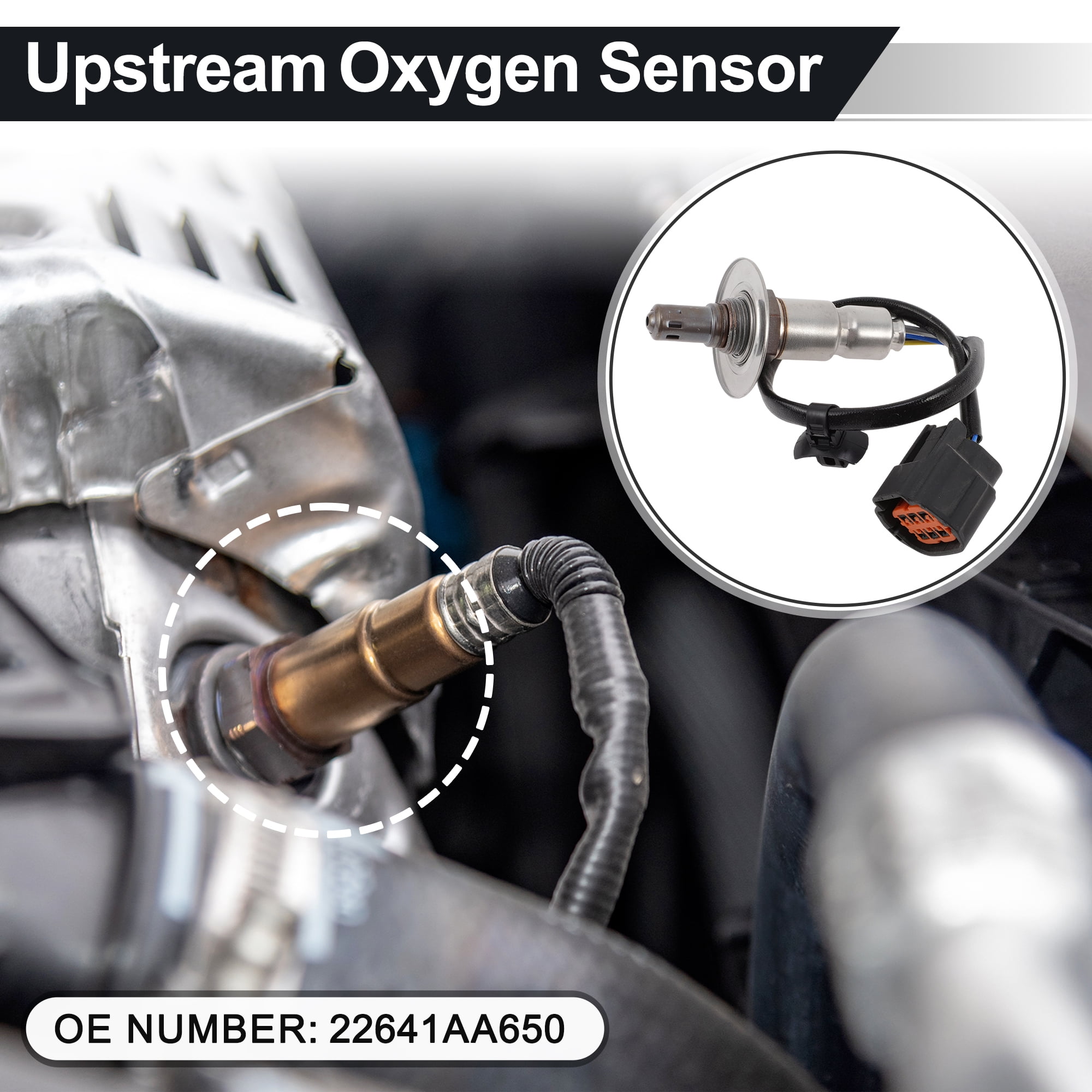 Unique Bargains Upstream Oxygen Sensor Replacement for Subaru Forester 2014-2018 for Subaru Impreza 2015-2016 Front O2 Sensor No.22641AA650 1 Pc