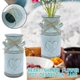thumbnail image 2 of Heart-shaped Galvanized Sheet Garden Plating Flower Pot Home Decoration Vase, 2 of 6