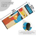 thumbnail image 5 of Yayeee Hallway Runner Rug 2'x6' Non Slip Machine Washable with Rubber Backing, Modern Cocktails, 5 of 8