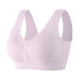 thumbnail image 1 of Timegard Womens Bras with Support Wirefree Back Smoothing Full Coverage Lace Summer Comfy Everyday Bra, 1 of 6
