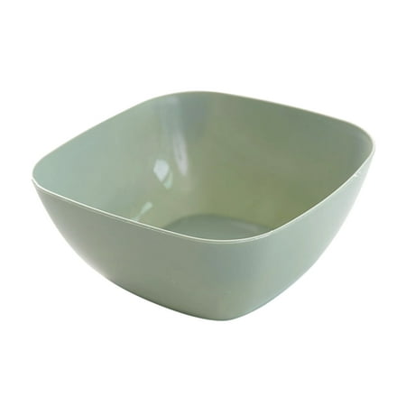 

Mixing Bowl Plastic Salad Serving Bowl Food Storage Container Fruits Vegetables Snacks Basin Green
