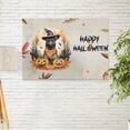 thumbnail image 2 of Happy Halloween Belgian Malinois Witches Hat Pumpkin Carving Horizontal Matte Canvas Poster Sheepdog Dog Lover Gifts Wall Art Home Decor - 02019, 2 of 5