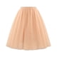 thumbnail image 1 of Karight Women Tutu Skirts High Waisted Knee Length Layered Party Midi Skirt Plus Size Tulle Dress Fashion Outfits, 1 of 2