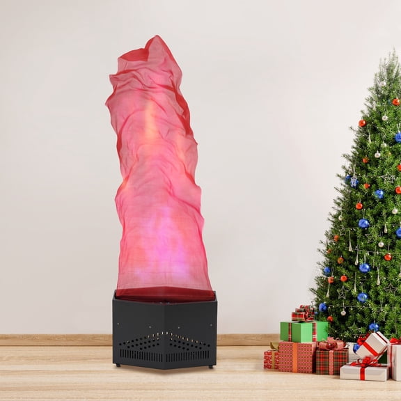 130W RGB 3in1 LED Fake Fire Light DMX Stage DJ 3D Fake Flame Light Lamp Effect