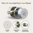 thumbnail image 3 of Mega Handles | Suana Entry Knob | Polished Chrome, 3 of 4