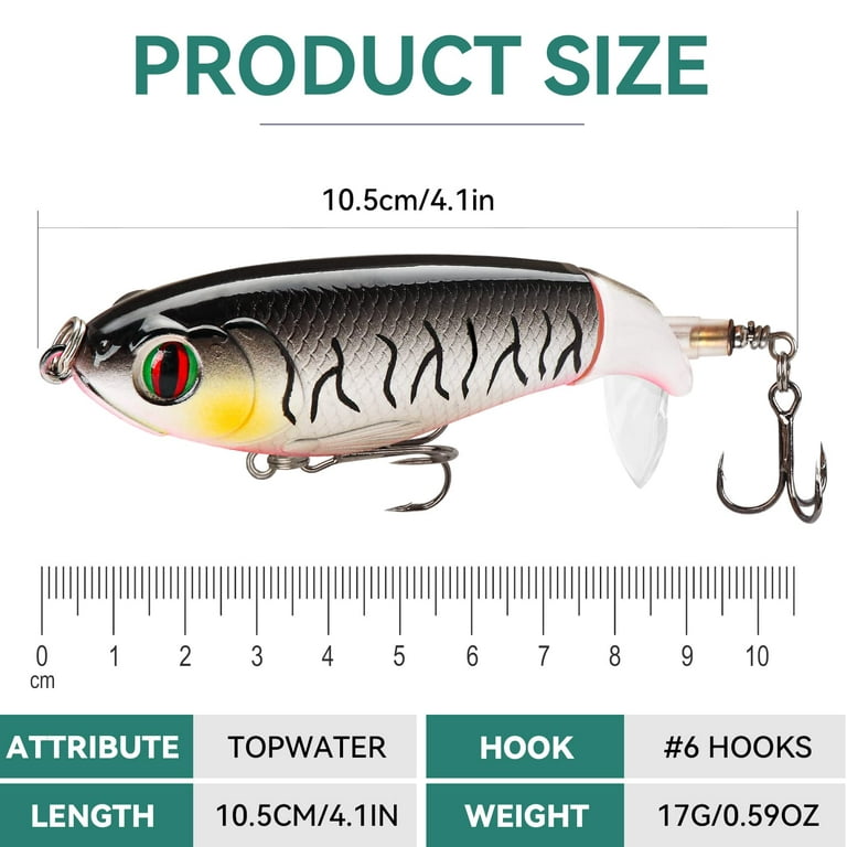 Fishing Lures for Freshwater,Fishing Lure for Bass,Trout,Walleye,Salmon, Suitable for Fresh&Saltwater,Lifelike Fish Bait Plastic Worms,Fishing  Tackle Box,Best Fishing Gifts for Men Kids 