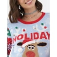 thumbnail image 4 of No Boundaries Christmas Sweater, Women's and Women's Plus, 4 of 5