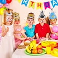 thumbnail image 6 of 24 Pcs Animal Birthday Party Hats Animal Headbands Jungle Safari Animal Paper Party Crown for Girls Kids (Assorted Animals), 6 of 8