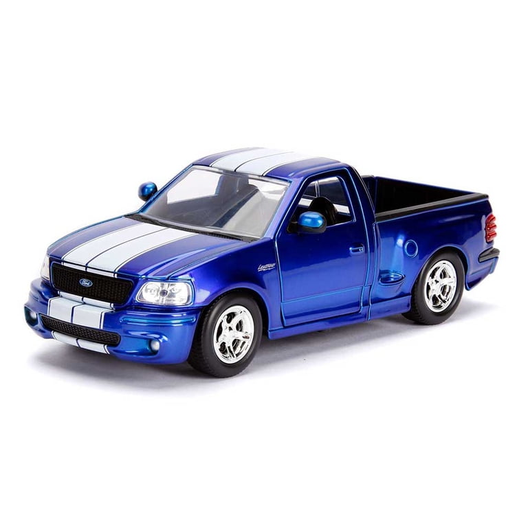 1999 Ford F-150 SVT Lightning Pickup Truck Candy Blue with White