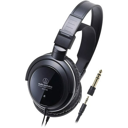 Audio-Technica ATH-T300 Closed-back Dynamic Monitor Headphones, Black