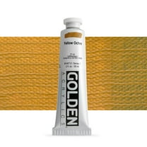 Golden Heavy Body Artist Acrylic, 2 oz, Yellow Ochre