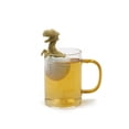 thumbnail image 2 of Billuyoard Infusor de té con forma de dinosaurio de silicona, colador de hojas sueltas, filtro de hierbas y especias, tamiz de té, coladores, Artesanía Amarillo Billuyoard HA041663-02, 2 of 6