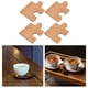 thumbnail image 2 of 4 manteles individuales de madera para posavasos, decoración para tazas de café, manteles individuales reutilizables para portavasos. Madera de Haya, 2 of 5