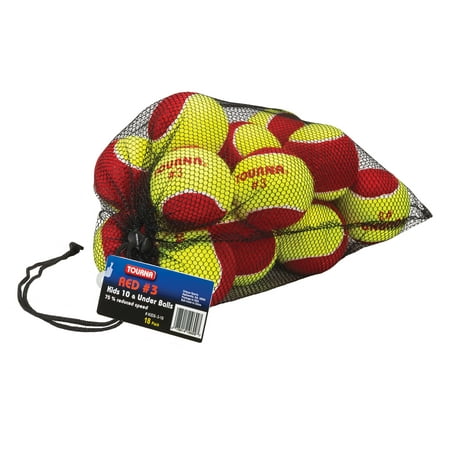 Tourna Kids #3 Red Balls 18 Count bag