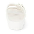 thumbnail image 4 of No Boundaries Women's Two Buckle Slide Sandals, 4 of 5