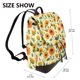 thumbnail image 2 of Fotbe Sunflowers And Butterflies Mochila Bolso con Estampado para Mujer, Mochila Antirrobo de Nylon Impermeable, Bolsa Ligera de Hombro, 2 of 4