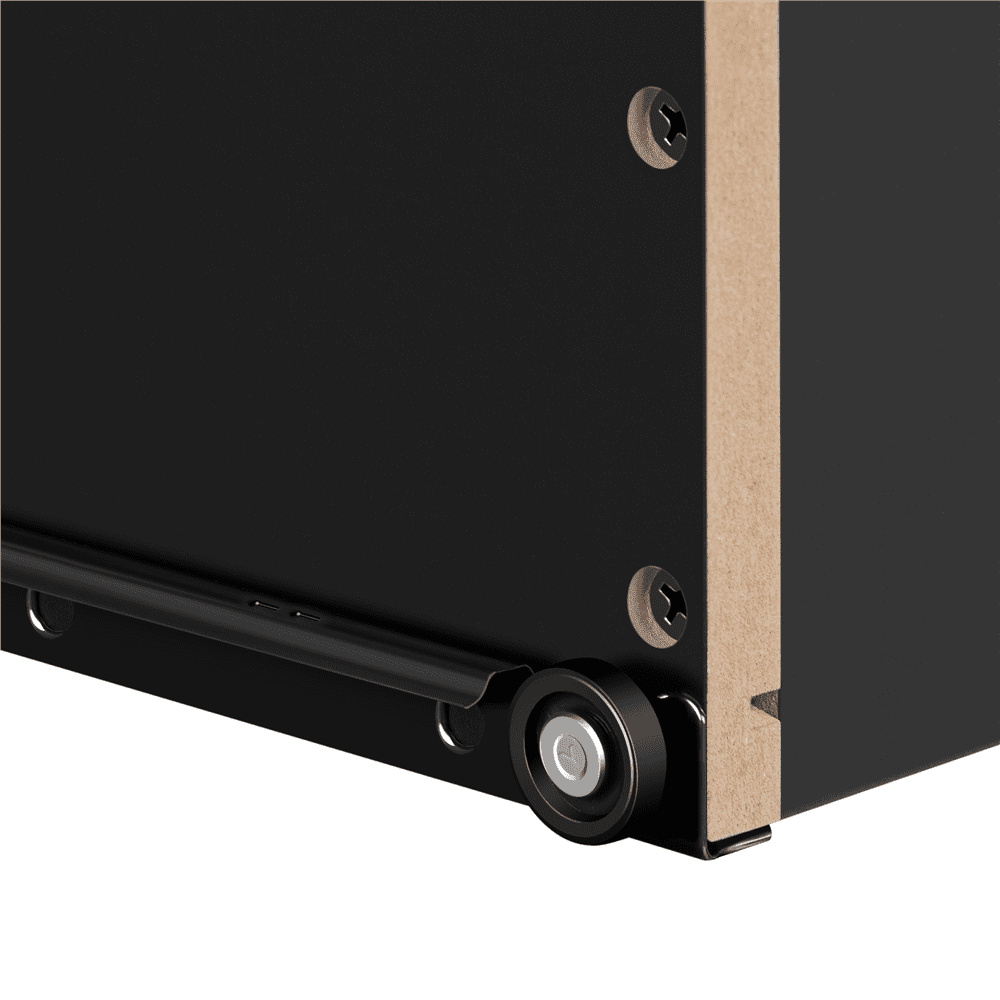 Yaheetech 3 Drawer Nightstand for Living Room, Black