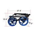 thumbnail image 5 of QWIK-FOLD 4 Wheel Folding Push Pull Golf Cart - Foot Brake - ONE Second to Open & Close!, 5 of 11