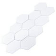 thumbnail image 3 of 12 Pegatinas de Pared de espejo acrílico hexagonal, plantadas, extraíbles, para decoración del hogar, 3 of 7
