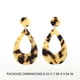 thumbnail image 5 of Paquete de 12 pendientes acrílicos borlas geométricas Estilos étnicos hechos a mano Chic atractivo Diseño único Material Premium Material Ear Drop Blob Acrílico Inevent AP008673-02B, 5 of 5