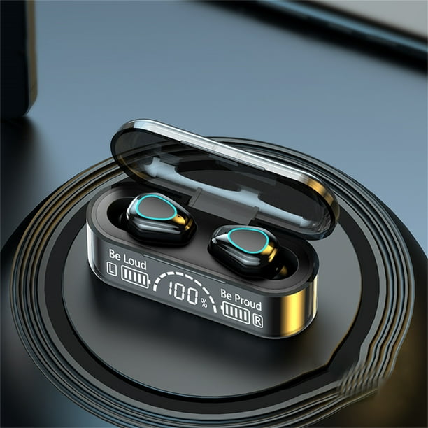 Auriculares Bluetooth, Auriculares inalámbricos, Auriculares Bluetooth G35B Auriculares inalámbricos con pantalla digital Bluetooth 5. Auriculares Auriculares Mini Auriculares estéreo para juegos Auri