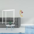 thumbnail image 2 of Mesita de noche de acrílico,Mesa auxiliar de acrílico transparente Mesa auxiliar transparente en capas,Mesa pequeña de acrílico,mesita de noche pequeña,compacta,Estatua de la niña, 2 of 8
