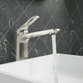 thumbnail image 5 of ANZZI Single Handle Single Hole Bathroom Vessel Sink Faucet With Pop-up Drain in Brushed Nickel, 5 of 8