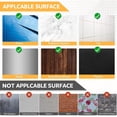 thumbnail image 5 of Picture Hanging Strips Heavy Duty,40-Pairs(80 Strips) Sticky Picture Hangers for Walls,Hanging Pictures Without Nail,Damage Free No Nails Refill Adhesive Poster Strips for Frame Mounting Strips,Small, 5 of 6