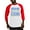 Red/White, variant on CafePress - Ukraine Strong Baseball Jersey - Cotton Baseball Jersey, 3/4 Raglan Sleeve Shirt