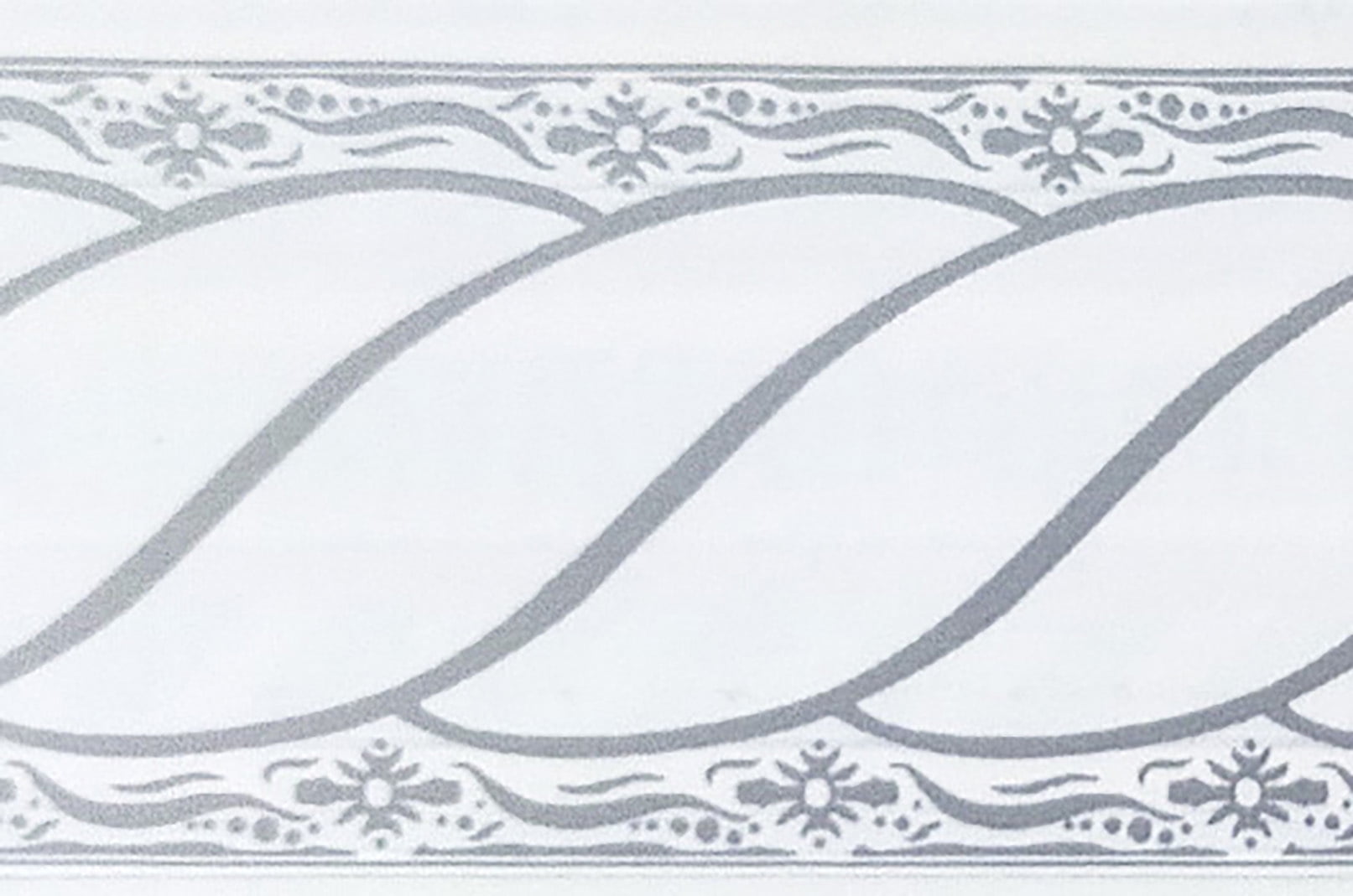 Dundee Deco's Peel and Stick Damask Grey, White Scrolls Self Adhesive