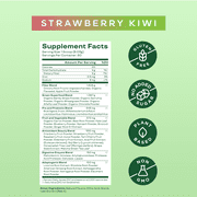 Bloom Nutrition Greens & Superfoods Powder, Strawberry Kiwi, 60 Servings