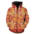 thumbnail image 1 of Sudadera con capucha para hombre, con cremallera, estilo retro, exótico, estampado 3D floral, vintage, chaquetas de moda, sudaderas divertidas y geniales, camisetas de hip hop, sudaderas con capucha d, 1 of 6