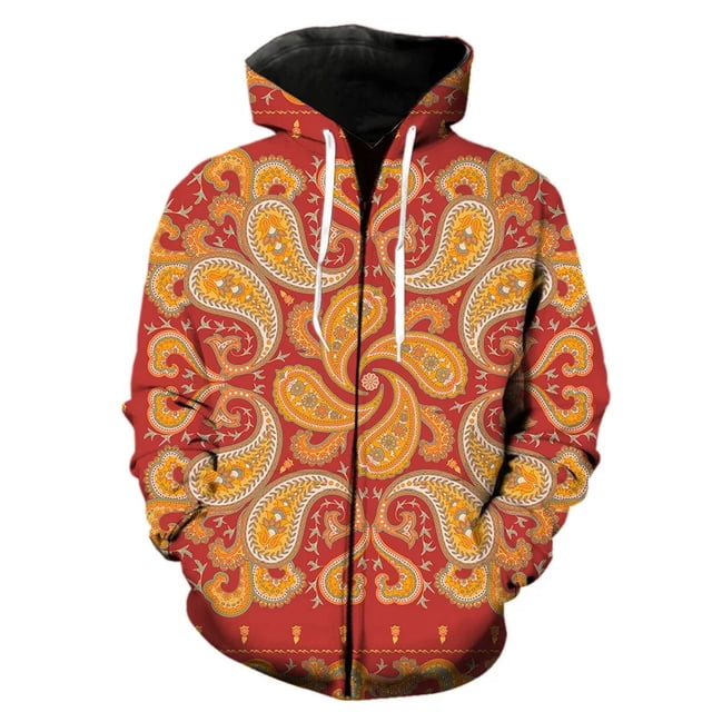 Sudadera con capucha para hombre, con cremallera, estilo retro, exótico, estampado 3D floral, vintage, chaquetas de moda, sudaderas divertidas y geniales, camisetas de hip hop, sudaderas con capucha d