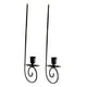 thumbnail image 5 of 2 Piezas Candelabro de Pared Porta Vela Hierro Minimalista Estética Moderna Arte Decorativo Montaje Sencillo Adecuado para Salón Oficina Consultorio, 5 of 8