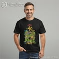 thumbnail image 2 of Men's Teenage Mutant Ninja Turtles 40th Birthday Pizza Party  Graphic Tee Black 4X Large, 2 of 9
