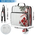 thumbnail image 3 of WOBOGO Christmas Background Ring Binder Bag 1.5in Folder Organizer with Shoulder Strap for 13Inch Laptop and 500 Sheets of Paper, 3 of 8