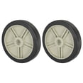 thumbnail image 1 of Unique Bargains 6.5" Universal Air Compressor Wheel with 0.8" Hole for Easy Mobility, Beige 2 Pack, 1 of 5