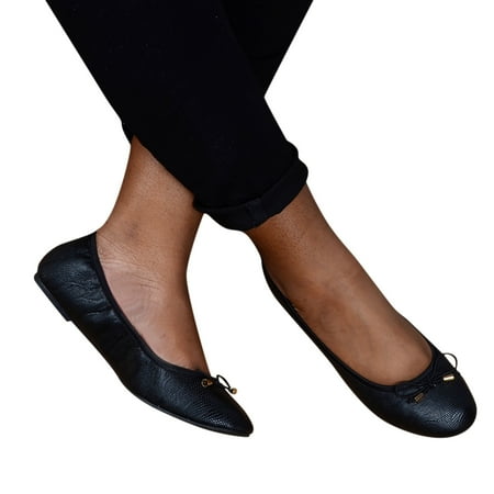 

Cathalem Shoes Ladies Flat Pointed Women s Causal Work Shoes Singles Lazy Shoes Women s Pumps Womens Low Heels Black 9