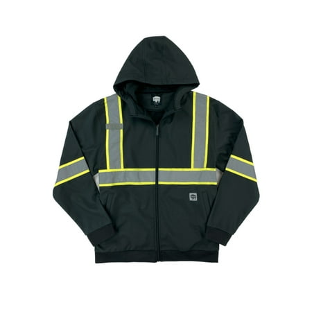 

Buffalo Outdoors® Workwear Black Reflective Safety Softshell