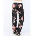 thumbnail image 2 of Women's Fashion Stretch Casual High Waist Pants Floral Print Yoga Sports Pants Loose Trousers Plus Size, 2 of 6