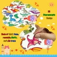 thumbnail image 2 of 6Set Puffy Sticker Books for Kids 2-4, 3D Reusable Stickers Books for Toddlers 1-3,2-4,Farm,Animal,Dinosaurs,Ocean World,Space,Vehicle, 2 of 9