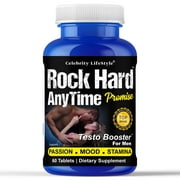 RH Promise Male Testosterone Booster Vitamin Supplement, Male Enhancing Support (60 Tablets)