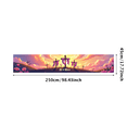 thumbnail image 3 of He Is Risen Easter Banner Cross Background with Butterflies and Eggs for Spring Religious Celebration Church Decorations Backdrop Photography Props, 3 of 4