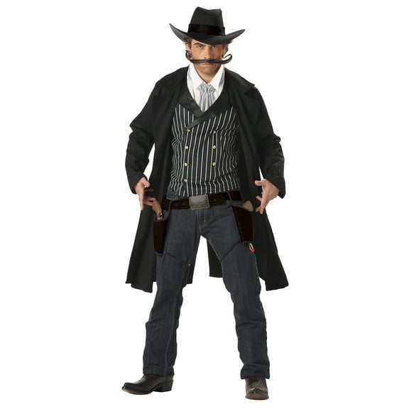 Western Cowboy Gunfighter Adult Costume Size: Small